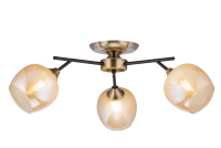 1643/3 BK+AB светильник потолочный - Царь-Свет - светильники, мебель, предметы интерьера