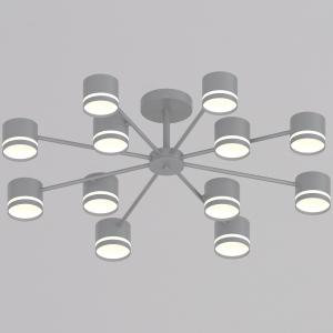 89730-0.3-12 GX53 GREY светильник потолочный - Царь-Свет - светильники, мебель, предметы интерьера