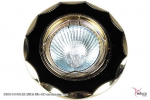 Светильник точечный 01001-9.0-001AK MR16 BK+GD - Царь-Свет - светильники, мебель, предметы интерьера