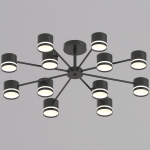 89730-0.3-12 GX53 BK светильник потолочный - Царь-Свет - светильники, мебель, предметы интерьера