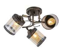 06477/3 BRONZE+BLACK светильник потолочный - Царь-Свет - светильники, мебель, предметы интерьера