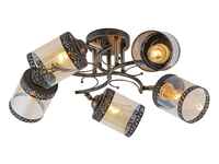06477/5 BRONZE+BLACK светильник потолочный - Царь-Свет - светильники, мебель, предметы интерьера
