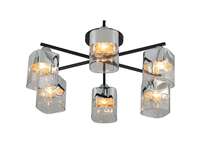 07275/6 BLACK+CHROME светильник потолочный - Царь-Свет - светильники, мебель, предметы интерьера