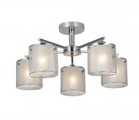 07686/5 CHROME светильник потолочный - Царь-Свет - светильники, мебель, предметы интерьера