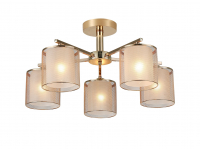 07686/5 GOLD светильник потолочный  - Царь-Свет - светильники, мебель, предметы интерьера