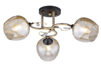3607/3 BK+AB светильник потолочный - Царь-Свет - светильники, мебель, предметы интерьера