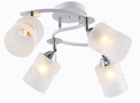74403/4 CHROME+WHITE светильник потолочный - Царь-Свет - светильники, мебель, предметы интерьера