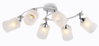 74403/6 CHROME+WHITE светильник потолочный - Царь-Свет - светильники, мебель, предметы интерьера