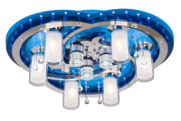 8355/6+3 BU+CR WT светильник потолочный - Царь-Свет - светильники, мебель, предметы интерьера