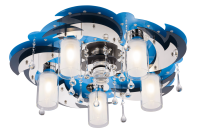 8356/5+1 BU+CR WT светильник потолочный - Царь-Свет - светильники, мебель, предметы интерьера