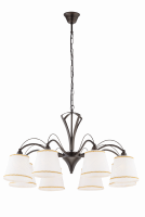 85623/8 BLACK+GD светильник потолочный - Царь-Свет - светильники, мебель, предметы интерьера