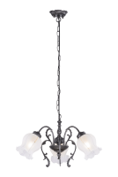 85642/3A BK+SIL светильник потолочный - Царь-Свет - светильники, мебель, предметы интерьера