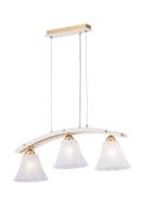 85660/3P WH+GD светильник потолочный - Царь-Свет - светильники, мебель, предметы интерьера