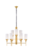 8903/6+3LT BRASS светильник потолочный - Царь-Свет - светильники, мебель, предметы интерьера