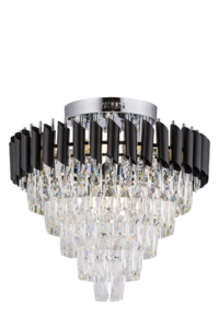1772/9+6 BK+CR светильник потолочный - Царь-Свет - светильники, мебель, предметы интерьера