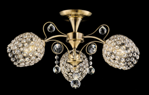 25009/3 AB светильник потолочный  - Царь-Свет - светильники, мебель, предметы интерьера