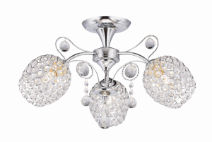 25009/3 CR светильник потолочный  - Царь-Свет - светильники, мебель, предметы интерьера