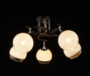 3664/5 BK+CR  светильник потолочный - Царь-Свет - светильники, мебель, предметы интерьера