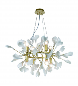 5746A/8 SPRAY PAINT BRASS+WHITE  светильник потолочный  - Царь-Свет - светильники, мебель, предметы интерьера