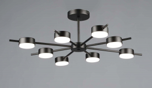 6718/8 BK светильник потолочный  - Царь-Свет - светильники, мебель, предметы интерьера