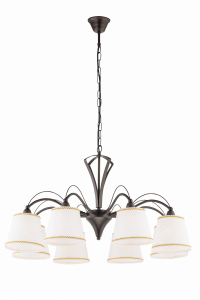 85623/8 BLACK+GD светильник потолочный - Царь-Свет - светильники, мебель, предметы интерьера