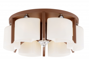 85652/6C BROWN+CHROME светильник потолочный  - Царь-Свет - светильники, мебель, предметы интерьера