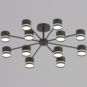 89730-0.3-12 GX53 BK светильник потолочный - Царь-Свет - светильники, мебель, предметы интерьера