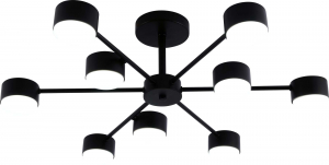 GX3738-9 BK светильник потолочный  - Царь-Свет - светильники, мебель, предметы интерьера